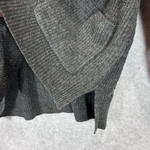 Madewell Gray Small Glenbrook Merino Wool Blend Half Zip Sweater  Pockets Pull O - Picture 8 of 11